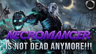 I Revive The DEAD Class 💀 NECROMANCER 1vX 2vX PvP Build Gameplay 💀 ESO Gold Road DragooX [upl. by Dimond]