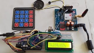 DIY Phone  IncomingOutgoing Call amp SMS Using GSM Module amp Arduino [upl. by Aland]