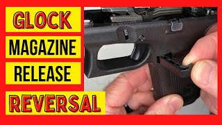 How to Switch a Glock Gen 4 or 5 Magazine Release Button EASY to the other side for Lefthanders [upl. by Arral123]