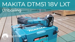 Makita DTM51 18V LXT  Unboxing testen en eerste indruk [upl. by Nnaael]