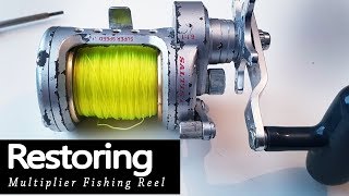 Restoring amp Servicing Multiplier Fishing Reel [upl. by Introk341]