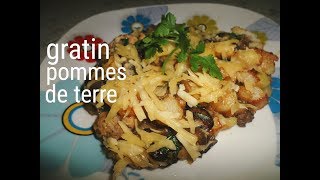 Gratin de Pommes de terre et Viande Hachee غراتان البطاطا و اللحم المفروم سهل التحضير ولذيذ [upl. by Aala]