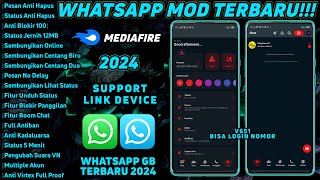 WHATSAPP GB TERBARU 2024 100 Bisa Login Nomor Lama🔥 WhatsApp Mod Anti Blokir Terbaru 2024 [upl. by Raleigh659]