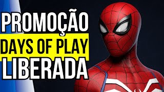 PROMOÇÃO DAYS OF PLAY 2024 LIBERADA NA PS STORE e AMAZON CUPOM DE DESCONTO EM GIFT CARDS e PS PLUS [upl. by Anetsirhc949]