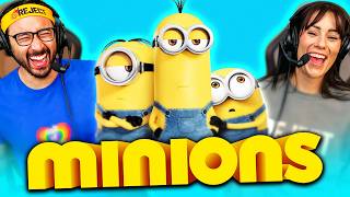 MINIONS 2015 MOVIE REACTION FIRST TIME WATCHING Full Movie Review  Despicable Me  Illumination [upl. by Wehttan890]