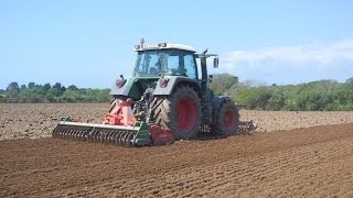 Préparation des terres à mais 2014 Fendt 412 et Kuhnfranquet [upl. by Waverley32]