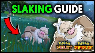 HOW TO GET SLAKING ON POKEMON SCARLET AND VIOLET [upl. by Bogusz]