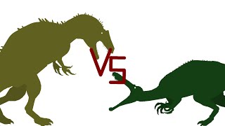 Acrocanthosaurus Vs Suchomimus [upl. by Dorine]