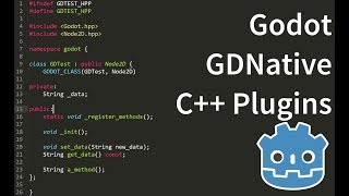 Godot Nativescript 11 introduction  writing C plugins [upl. by Chase]