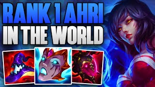 BEST AHRI IN THE WORLD SOLO CARRIES HIS TEAM  CHALLENGER AHRI MID GAMEPLAY  Patch 145 S14 [upl. by Orgell]