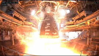 NASA fires up Artemis moon rocket engine for 550 second test [upl. by Analaf]