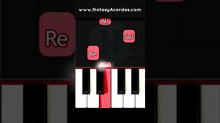 Como Tocar NAVIDAD FACIL en Piano con tan solo 5 notas 😱 [upl. by Welby]