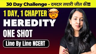 CLASS 10 HEREDITY amp EVOLUTION ONE SHOT  CLASS 10 SCIENCE  SHUBHAM MAM class10 biology heredity [upl. by Nalad788]