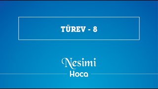 Türev konu anlatımı 8 türevin Geometrik yorumu türev matematik yks2024 [upl. by Eisus526]