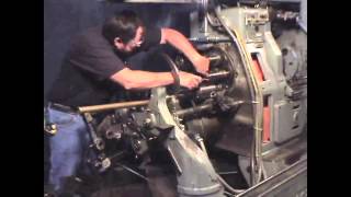 How to Change Spindle Bearings on an AcmeGridley Screw Machine Part 1 [upl. by Ryter901]