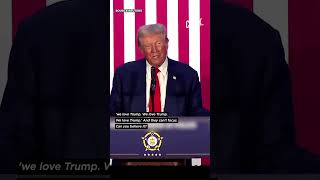 “Shes Locked Herself In A Room” Trumps Mocks Harris Ahead Of Debate [upl. by Aicercul]