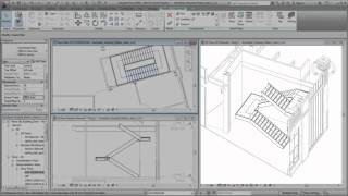 Autodesk Revit Creating a Switchback Stair [upl. by Hirai]