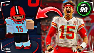 I Became Pat Mahomes In Ultimate Football [upl. by Feigin]