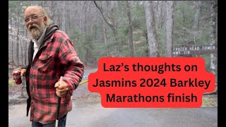 Jasmin finishes Barkley Marathons [upl. by Jeffrey]