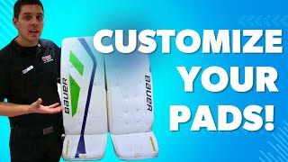 How to apply Padskinz to your goal leg pads by The Hockey Shop [upl. by Kile631]