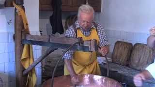 Channel Cheese  Traditional making of Toma Ossolana by hand in Northern Italy  How to make cheese [upl. by Gnehs334]