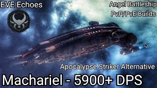 EVE Echoes  Machariel PvPPvE BuildsFittings  ApocStriker Alternative 5900 DPS  Barrage Implant [upl. by Sapienza161]