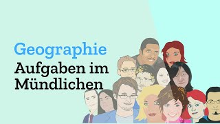 Diese Aufgaben erwarten dich in der mündlichen Prüfung in Erdkunde im Abitur  Geographie Abi [upl. by Yeliak]