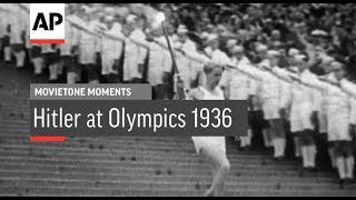 Hitler at the Olympics  1936  Movietone Moment  3 Aug 18 [upl. by Oisangi534]