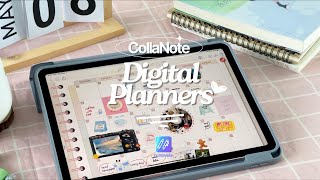 Digital Planners in CollaNote [upl. by Yadrahs]