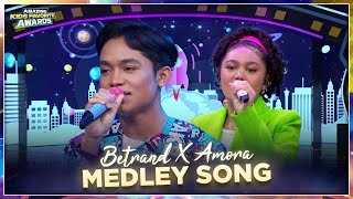 MEDLEY SONG Betrand Putra Onsu X Amora Lemos  AMAZING KIDS FAVORITE AWARDS [upl. by Amsirac511]