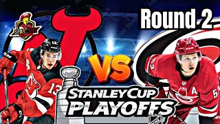 🟤Stanley Cup🟤 Round 2 Carolina Hurricanes Vs New Jersey Devils  Game 1 [upl. by Fania456]