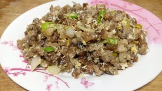 Air Fried Pork Sisig without Chicken Liver [upl. by Rahcir]