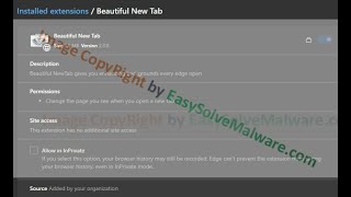 How to Remove Beautiful New Tab extension Browser Hijacker [upl. by Hasina]