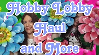 HOBBY LOBBY HAUL NEW fridayhauls 83024 [upl. by Lorry]