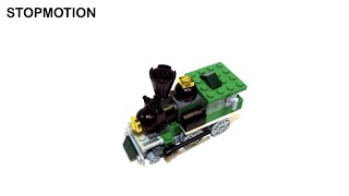 LEGO Creator Minitrain Set 4837 Stopmotion Build [upl. by Arratoon]