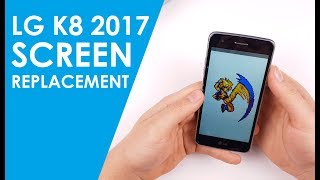 LG K8 2017 LCD Screen replacement [upl. by Ilrahc]