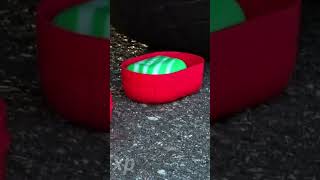 Crushing Crunchy Experiment CAR vs Strawberry 🍓 shorts car crush crunchy asmr strawberry [upl. by Kalin]