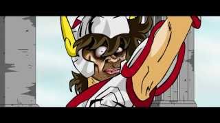 Saga vs Seiya Parodia de Saint Seiya [upl. by Fulton]