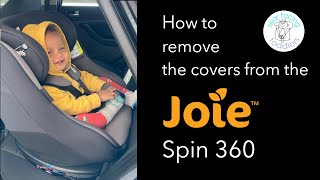 Joie Spin 360  How to remove the cover for washing [upl. by Schrick]