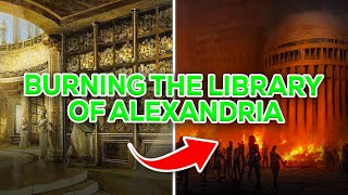 The Burning of Great Library of Alexandria  The Crime That Set Human Civilization Back 1000 Years [upl. by Oby]