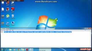 How to Setup home FTP Server with filezilla LAN [upl. by Ainnek]