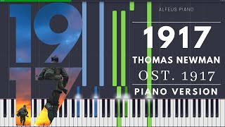 1917 Ost1917  Thomas Newman  Piano Version TUTORIAL [upl. by Merete]