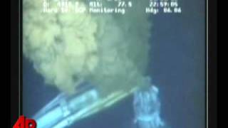 Raw Video New Underwater Oil Spill Footage [upl. by Yliram]