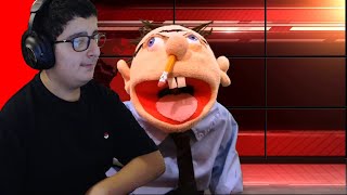 SML Movie Jeffy The News Anchor Reaction [upl. by Eisor]