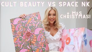 Space NK V Cult Beauty Advent Calendars Marks amp Spencer Christmas Food Test Bestie Date Night Vlog [upl. by Socram956]