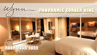 😍 Wynn Panoramic Corner King Luxury Room Strip View Tour Walkthrough Las Vegas [upl. by Pollux584]