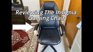 Insignia Essential Gaming Chair Review  The Best Budget Gaming Chair [upl. by Aehsat]