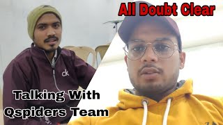 All Question Clear In This Vlog Regarding Qspiders Incubation stu placement etc [upl. by Arol728]