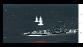 HMS Rodney vs Bismarck Atlantic fleet final gameplay [upl. by Proud]