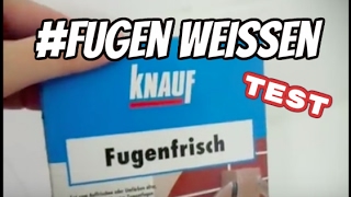 Fugen frisch weissen mit Knauf Fugenfrisch [upl. by Kare445]